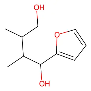 1-(2-Furyl)-2,3-dimethyl-1,4-butanediol structure