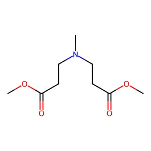methyl 3-[(3-methoxy-3-oxopropyl)-methylamino]propanoate structure