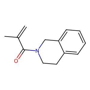 1-(3,4-dihydroisoquinolin-2(1h)-yl)-2-methylprop-2-en-1-one structure