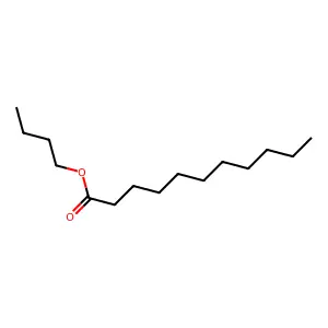 Butyl undecanoate structure