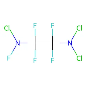 1,2-Ethanediamine, N,N,N'-trichloro-N',1,1,2,2-pentafluoro- structure
