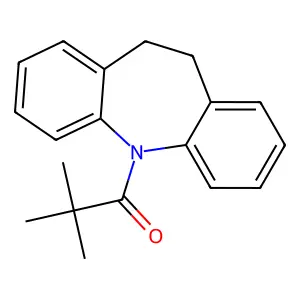 1-(10,11-Dihydro-dibenzo[b,f]azepin-5-yl)-2,2-dimethyl-propan-1-one structure