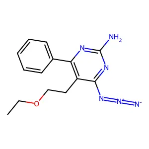 Azidopyrimidine structure