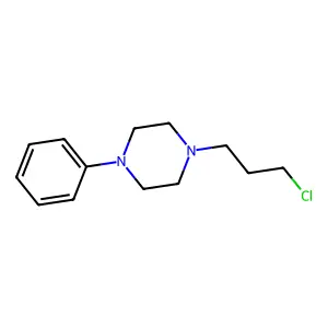 1-(3-chloropropyl)-4-phenylpiperazine structure