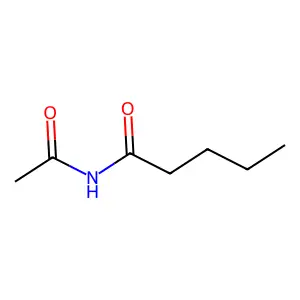 N-ACETYLPENTANAMIDE structure