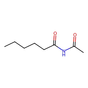 N-ACETYLHEXANAMIDE structure