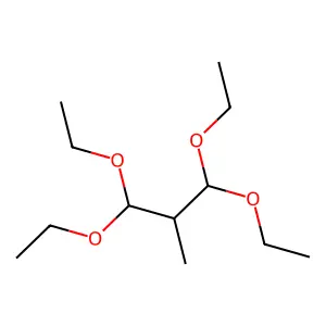1,1,3,3-Tetraethoxy-2-methylpropane structure