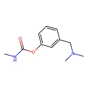[3-[(dimethylamino)methyl]phenyl] N-methylcarbamate structure