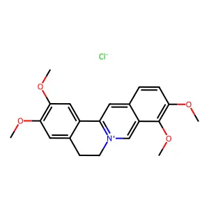 Palmatine chloride structure