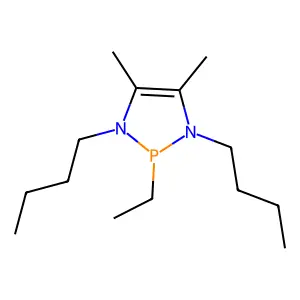 1,3,2-Diazaphosphol-4-ene, 2-ethyl-1,3-dibutyl-4,5-dimethyl- structure