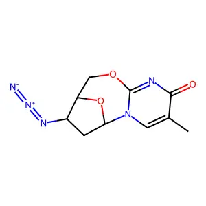 AZT-2,5'-anhydro structure