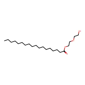 2-(2-hydroxyethoxy)ethyl octadecanoate structure