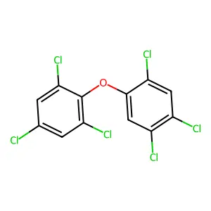 Compound C12H4Cl6O structure