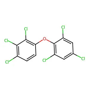 1,2,3-trichloro-4-(2,4,6-trichlorophenoxy)benzene structure