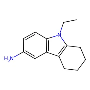 9-ethyl-2,3,4,9-tetrahydro-1h-carbazol-6-amine structure