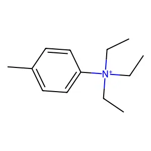 Benzenaminium, N,N,N-triethyl-4-methyl- structure