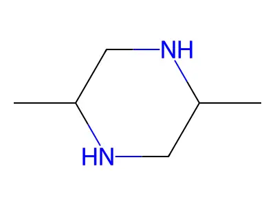 2,5-DIMETHYLPIPERAZINE structure