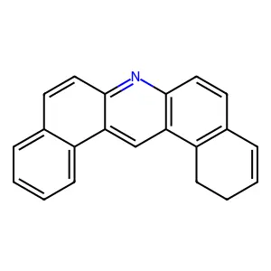 1,2-Dihydrodibenz(a,j)acridine structure