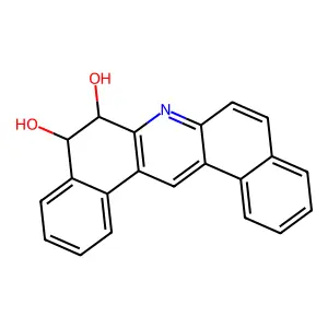 (10S,11R)-13-azapentacyclo[12.8.0.03,12.04,9.017,22]docosa-1,3(12),4,6,8,13,15,17,19,21-decaene-10,11-diol structure