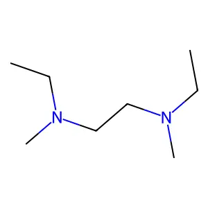 N,N'-diethyl-N,N'-dimethylethane-1,2-diamine structure