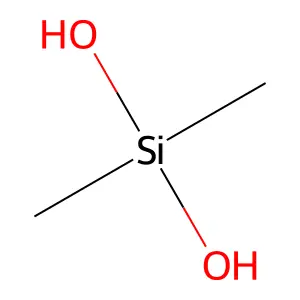 DIMETHYLSILANEDIOL structure