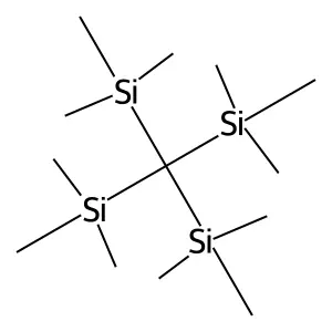 Tetrakis(trimethylsilyl)methane structure