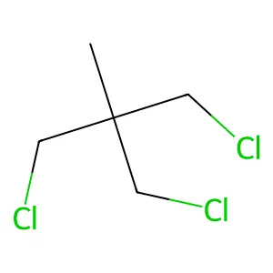 1,3-dichloro-2-(chloromethyl)-2-methylpropane structure