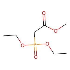Methyl diethylphosphonoacetate structure