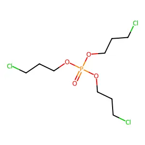 tris(3-chloropropyl) phosphate structure