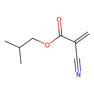 Isobutyl 2-cyanoacrylate structure