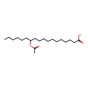 12-acetoxystearic acid structure