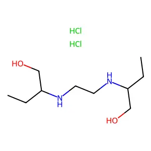 Ethambutol dihydrochloride structure