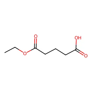 Ethyl hydrogen glutarate structure