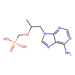 Compound C9H14N5O4P structure