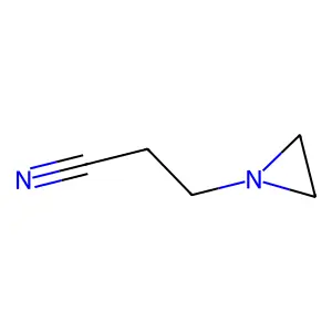 1-(2-Cyanoethyl)aziridine structure