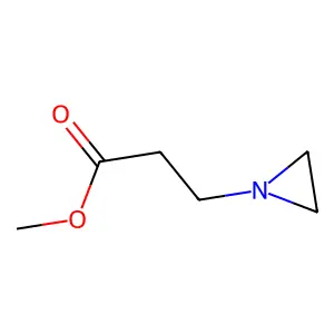 Methyl 3-(1-aziridinyl)propionate structure