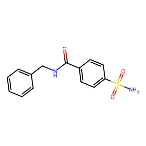 n-benzyl-4-sulfamoyl-benzamide structure