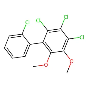 1,2,3-trichloro-4-(2-chlorophenyl)-5,6-dimethoxybenzene structure