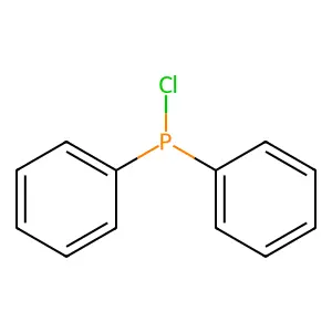 Chlorodiphenylphosphine structure