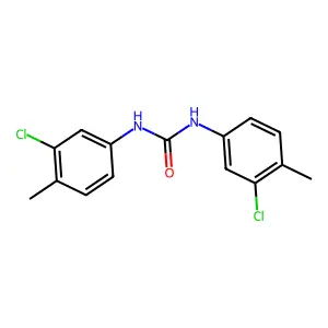 1,3-bis(3-chloro-4-methylphenyl)urea structure