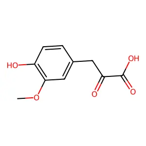 Vanilpyruvic acid structure