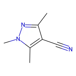1,3,5-trimethyl-1H-pyrazole-4-carbonitrile structure