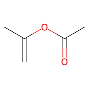 Isopropenyl acetate structure