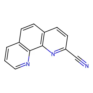 1,10-phenanthroline-2-carbonitrile structure