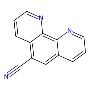 1,10-phenanthroline-5-carbonitrile structure
