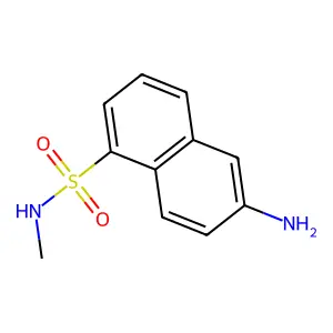 6-amino-N-methylnaphthalene-1-sulfonamide structure