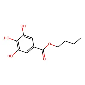 BUTYL GALLATE structure