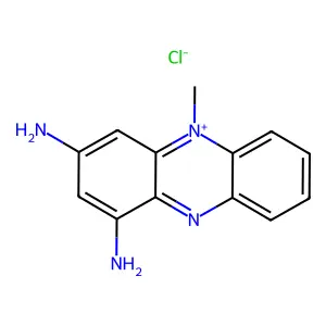 1,3-Diamino-5-methylphenazinium chloride structure