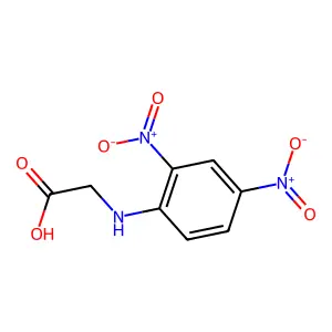 N-(2,4-Dinitrophenyl)glycine structure