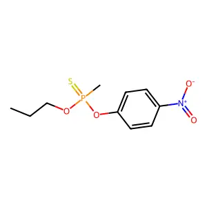methyl-(4-nitrophenoxy)-propoxy-sulfanylidene-lambda5-phosphane structure